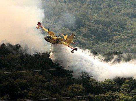 Hrvatski kanaderi gase požar kod Ljubuškog