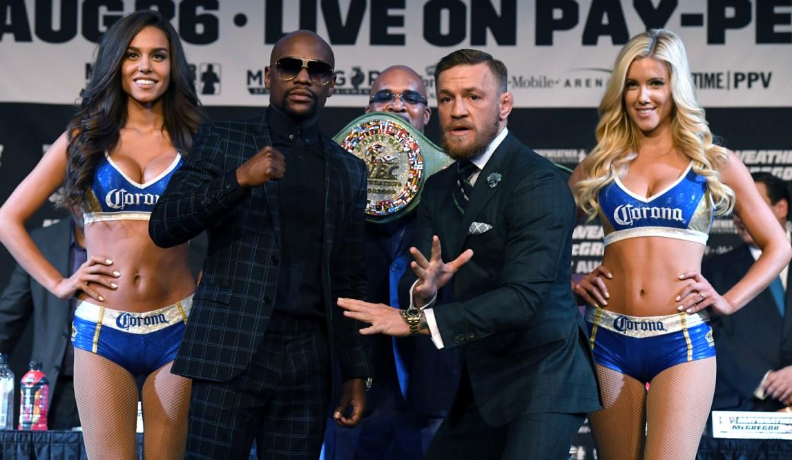 McGregor i Mayweather najavili borbu stoljeća: Održana završna konferencija u Las Vegasu, prsate ljepotice ukrale show