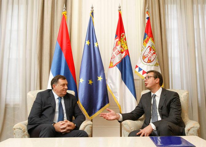 Vučić - Dodik: Utvrđivanje granice između Srbije i BiH do kraja godine