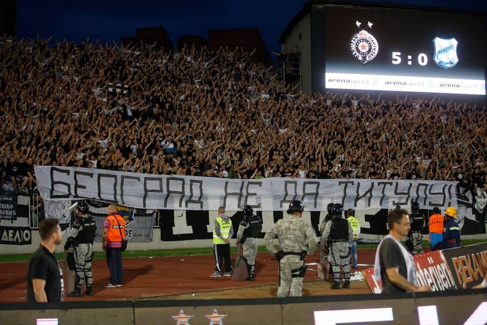 Partizan zbog ispada navijača kažnjen sa 30.000 eura