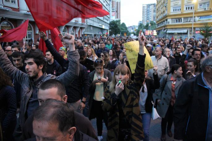 S protesta ispred Sobranja ( Twitter) - Avaz