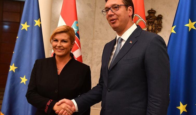 Kolinda Grabar-Kitarović pozvala Vučića u zvaničnu posjetu Hrvatskoj