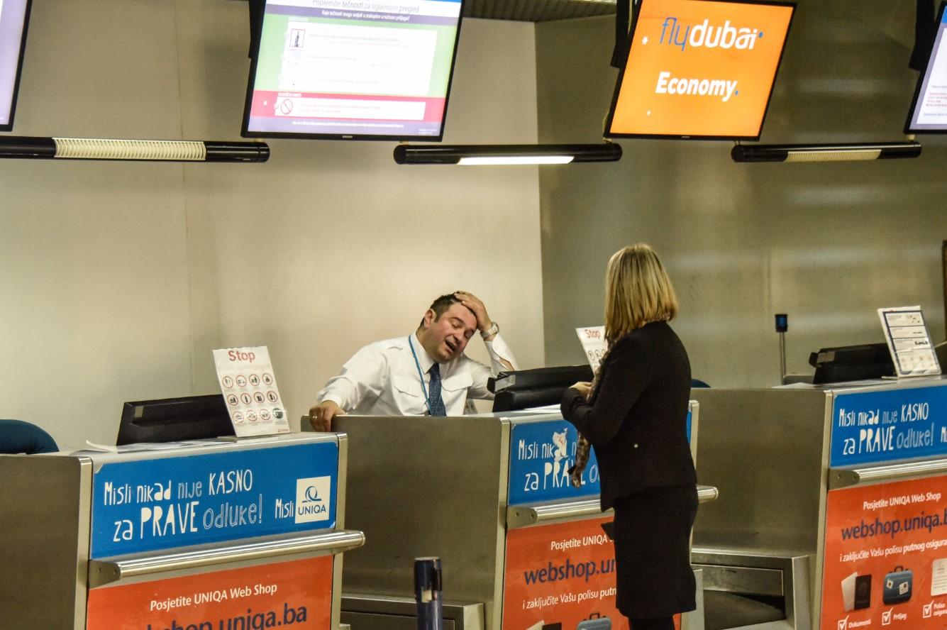 Međunarodni aerodrom Sarajevo: Nekoliko letova otkazano zbog jakog vjetra i lošeg vremena