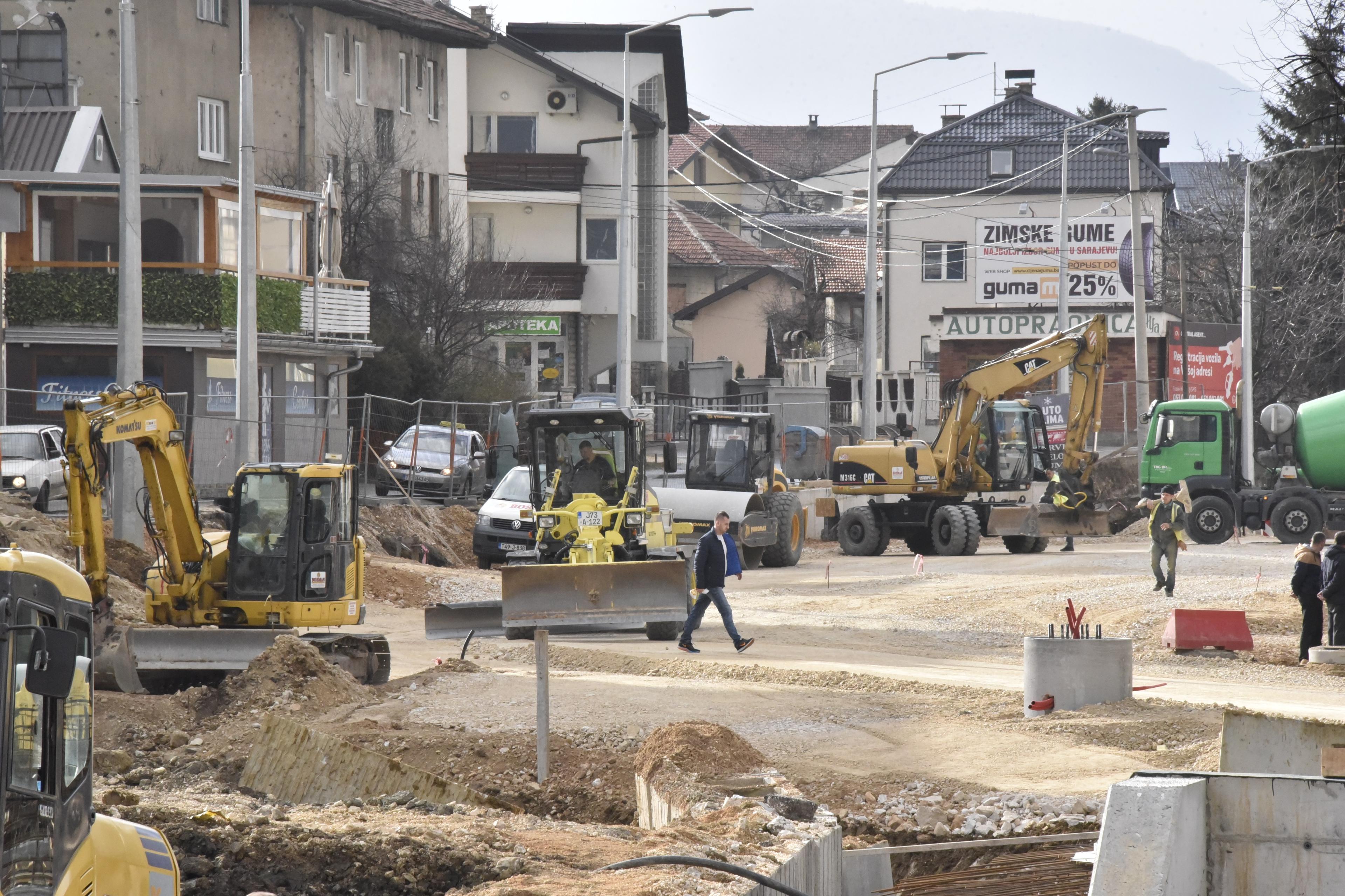 Na cijeloj trasi gradi se punom parom: Kružni tok kod pekare "As" imat će i tri lifta