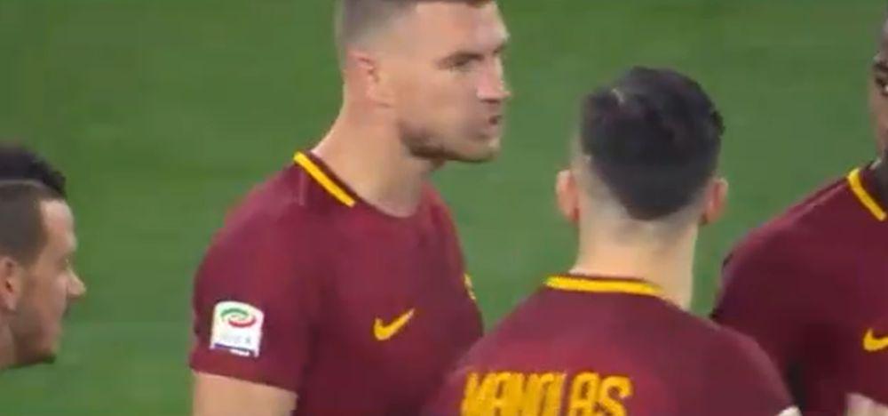 Džeko postigao gol, pa ga iznervirao saigrač: Šta je uradio Kostas Manolas da je Dijamant ovako reagovao?