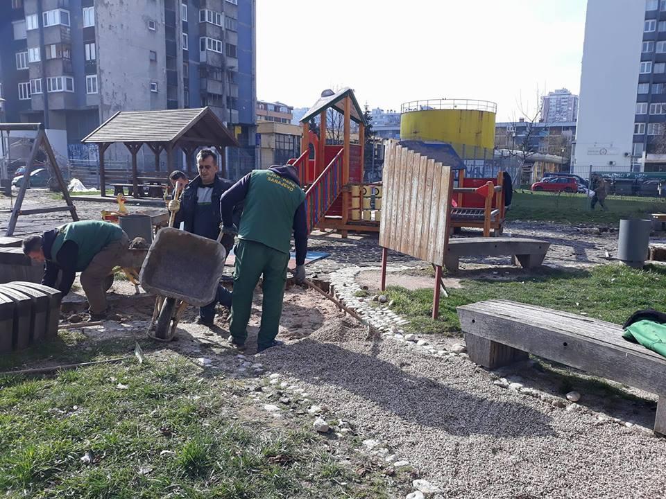 „Šareni park“ na Trgu heroja bit će otvoren u ponedjeljak