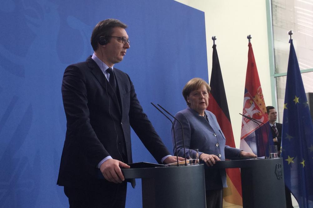 Merkel s Vučićem: Predstoje različiti zadaci u regionu, naročito u BiH