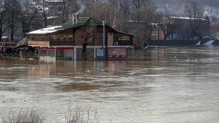 Vodostaji Une i Sane u Bosanskom Novom u opadanju