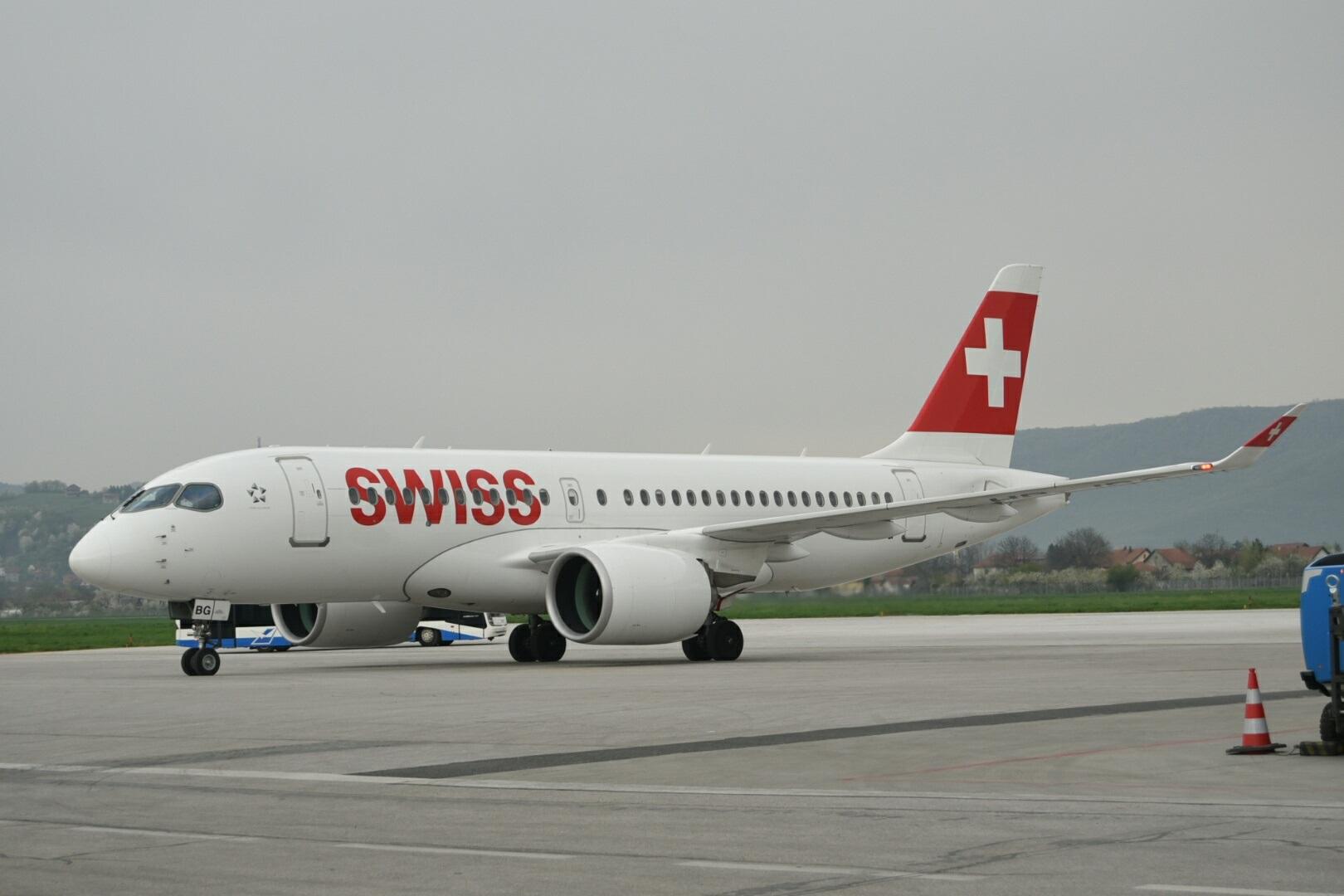 SWISS na relaciji Sarajevo - Cirih prevozi putnike u novom Bombardieru C serije