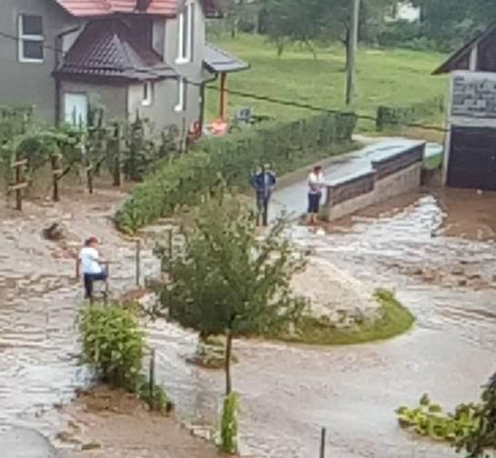 Potop u naselju Kable kod Bilalovca