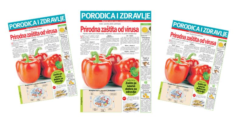 Srijedom u "Dnevnom avazu" magazin "Porodica i zdravlje": Prirodna zaštita od virusa