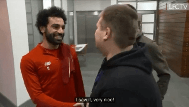 Salah: Obradovao slijepog navijača - Avaz