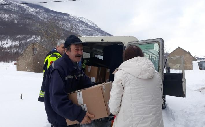 Ugroženom stanovništvu u selima kod Livna dostavljena pomoć