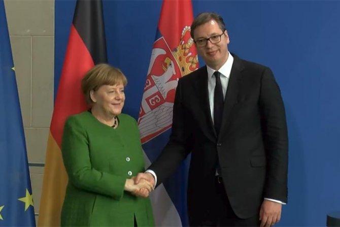 Sastanak Vučića i Merkel, 15. po redu