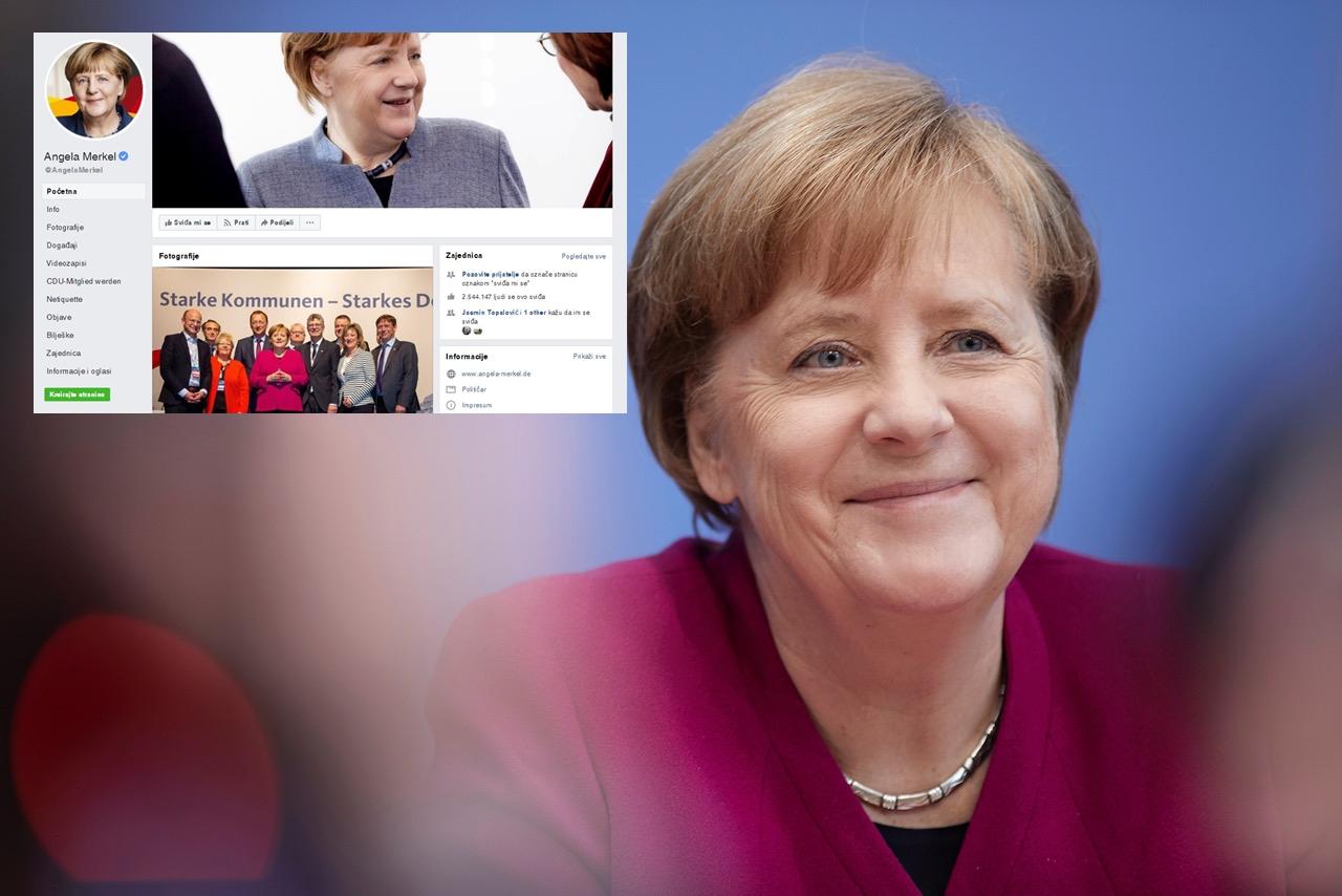 Merkel zatvara svoj Facebook nalog