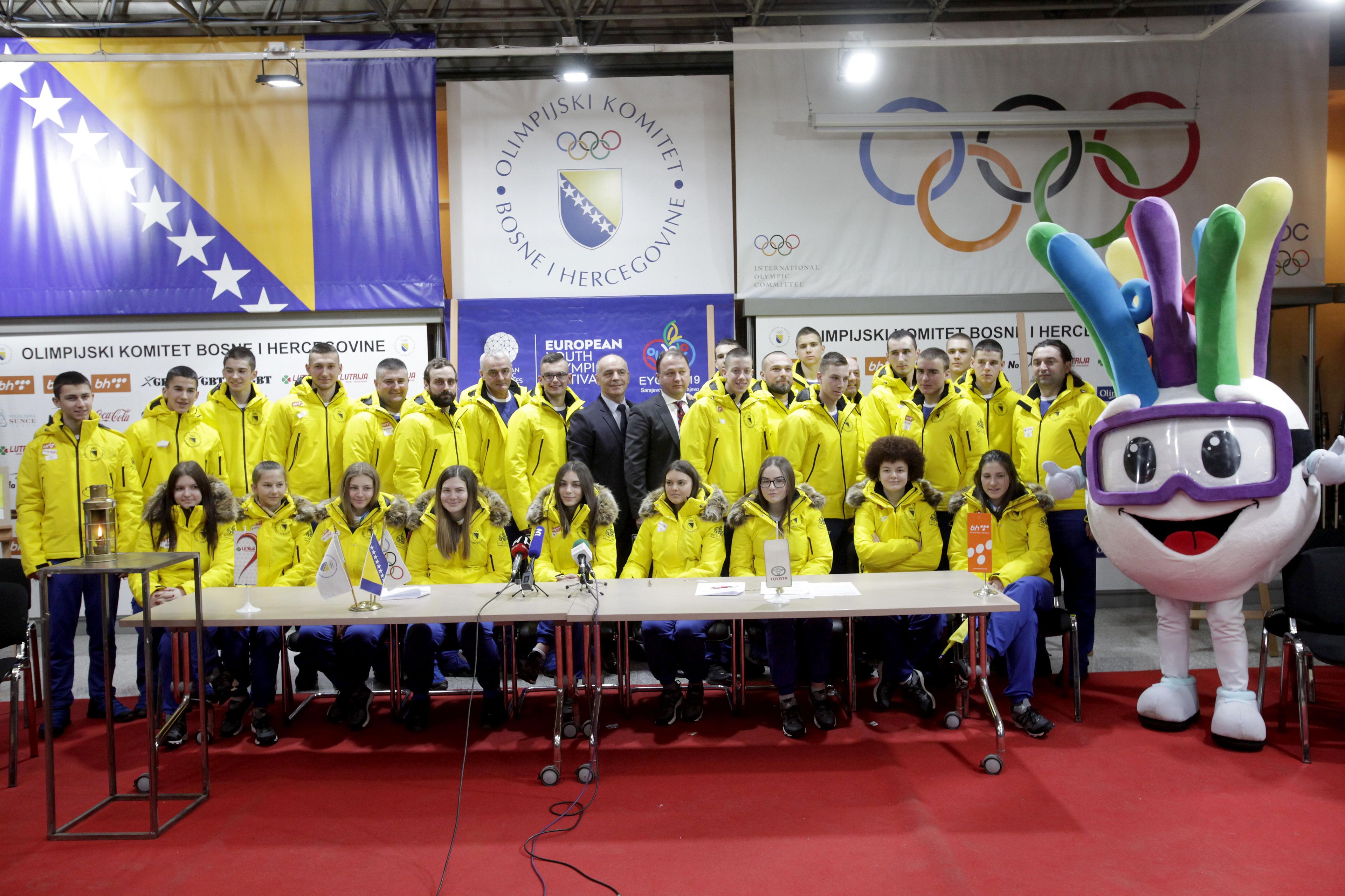 Boje Bosne i Hercegovine branit će 21 mladi sportista