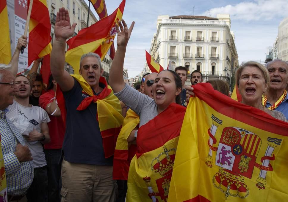 Španci na ulicama Madrida - Avaz