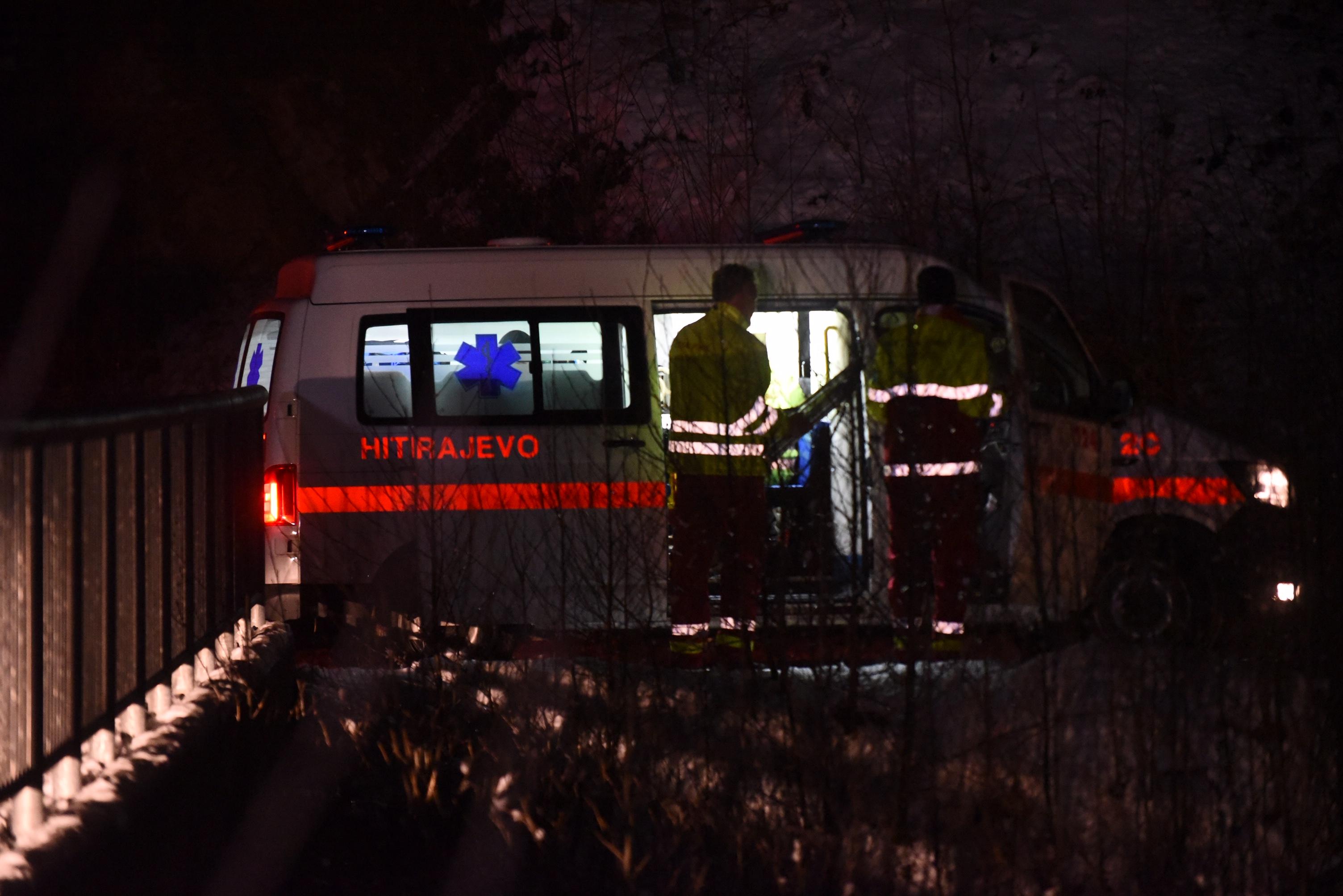 Povrijeđeni policajac prevezen u bolnicu u Sarajevo