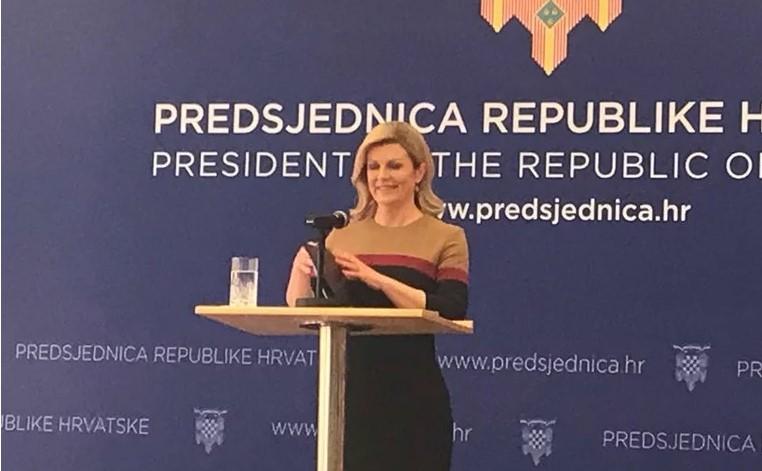 Grabar-Kitarović: Čvrsto sam opredijeljena da podupirem Hrvate u BiH