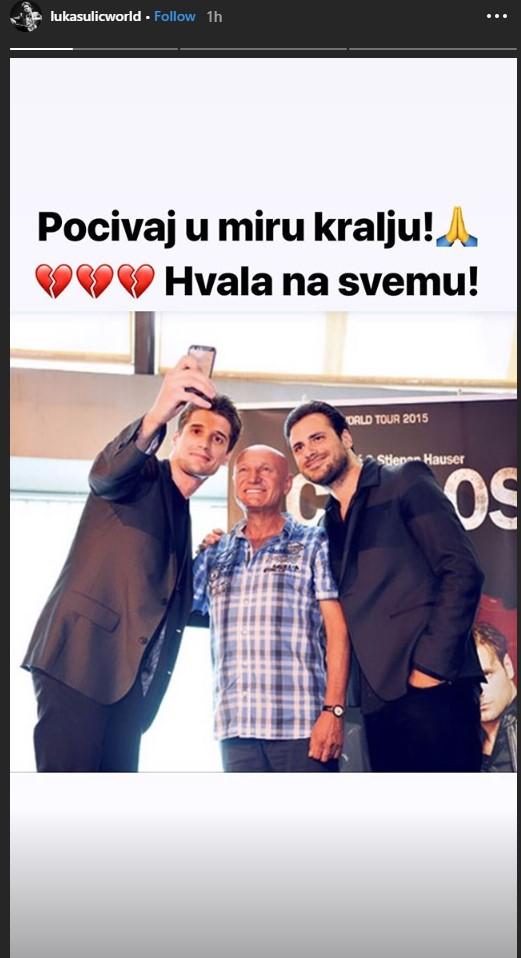 Luka Šulić oprostio se od Šabana Šaulića