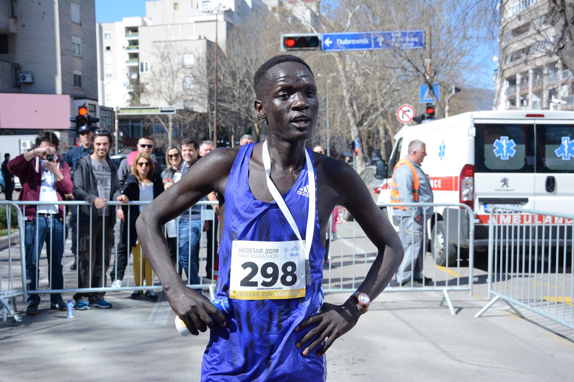 Samuel Naibei Kiplimo iz Kenije pobjednik je Trećeg mostarskog polumaratona - Avaz