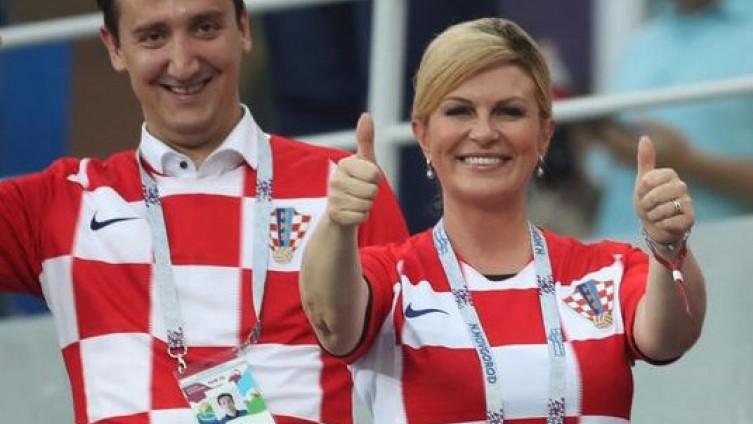 Kolinda u nikad boljem izdanju se pojavila među navijačima