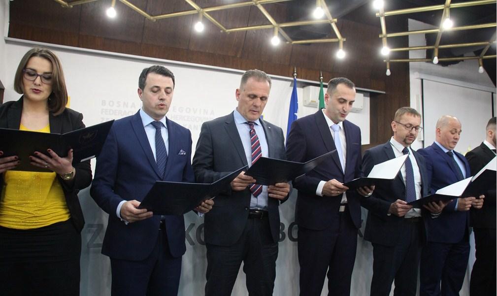 Imenovani novi ministri i predsjednik Vlade ZDK