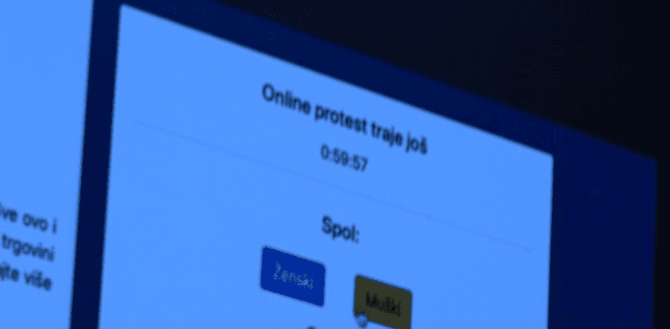 Online protesti - Avaz