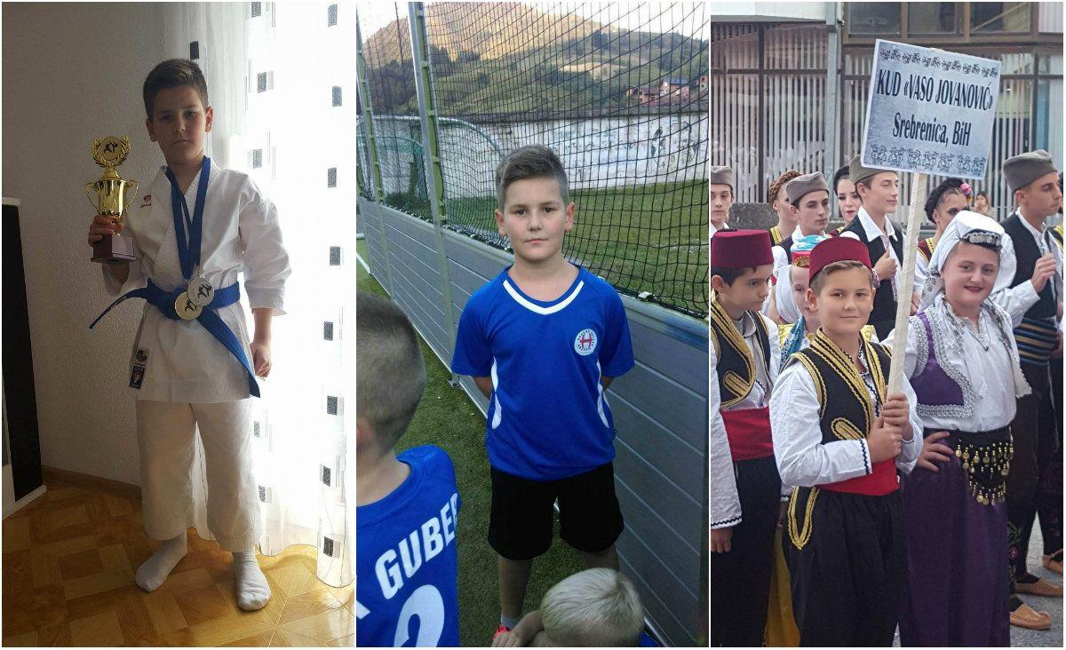 Trenira fudbal i karate, igra folklor, osvaja medalje i odličan je učenik