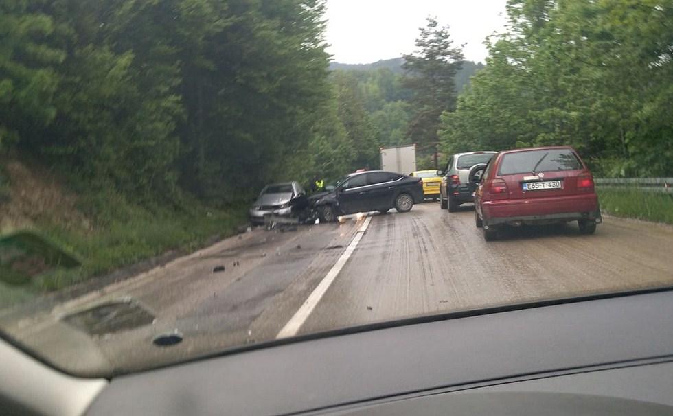 Sudar u Čevljanovićima, dvije osobe povrijeđene