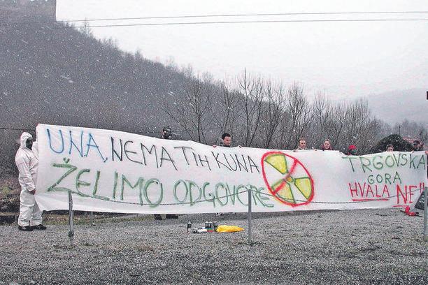 Mještani zbog nuklearnog otpada izbrisali granicu