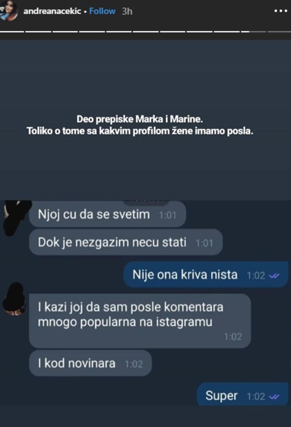 Dio poruke Marine - Avaz