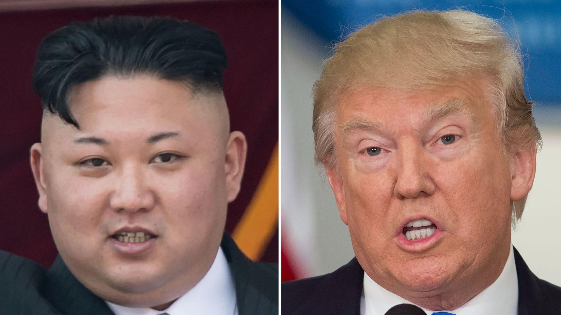 Kim Jong-un i Donald Tramp - Avaz