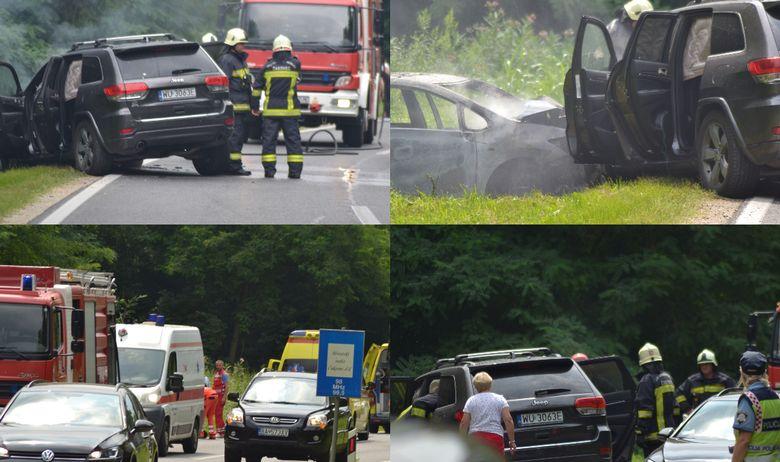 Horor na cesti u Međimurju: Jedno vozilo izgorjelo, stradala porodica s dvoje djece