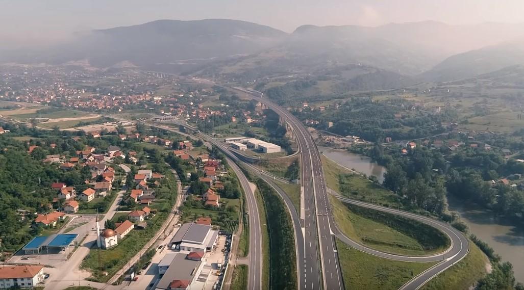 Pogledajte kako iz zraka izgleda završeni dio Zeničke obilaznice na autoputu A1