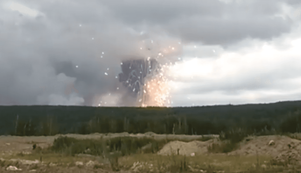 Snimak eksplozije u Sibiru koji podsjeća na atomsku bombu