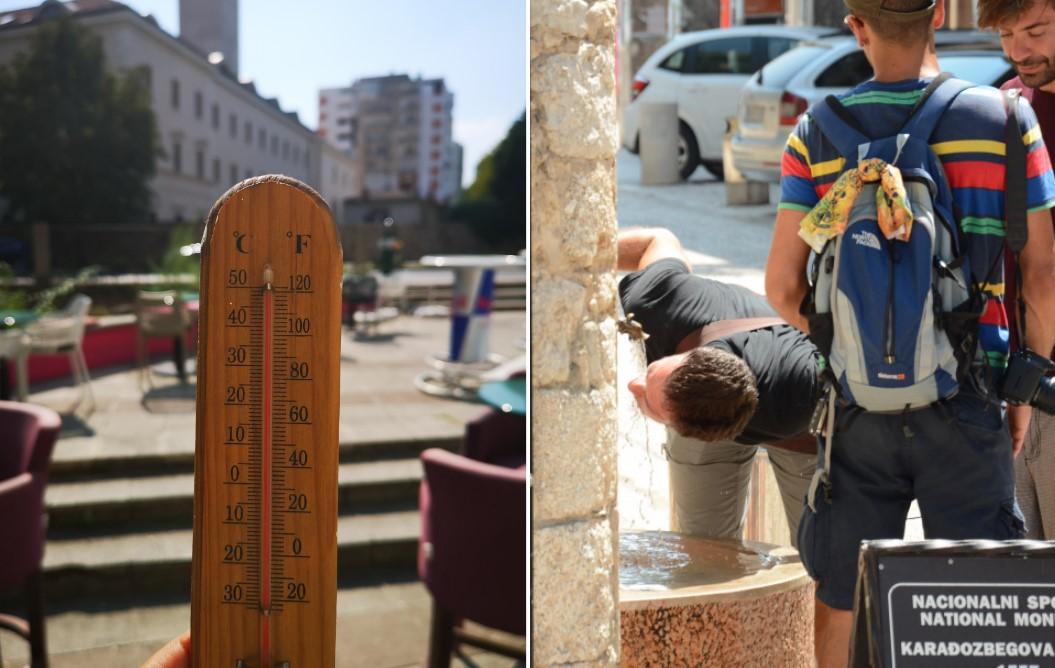 Vrhunac toplotnog vala u Mostaru: Termometar zakucao na maksimalnih 50 stepeni