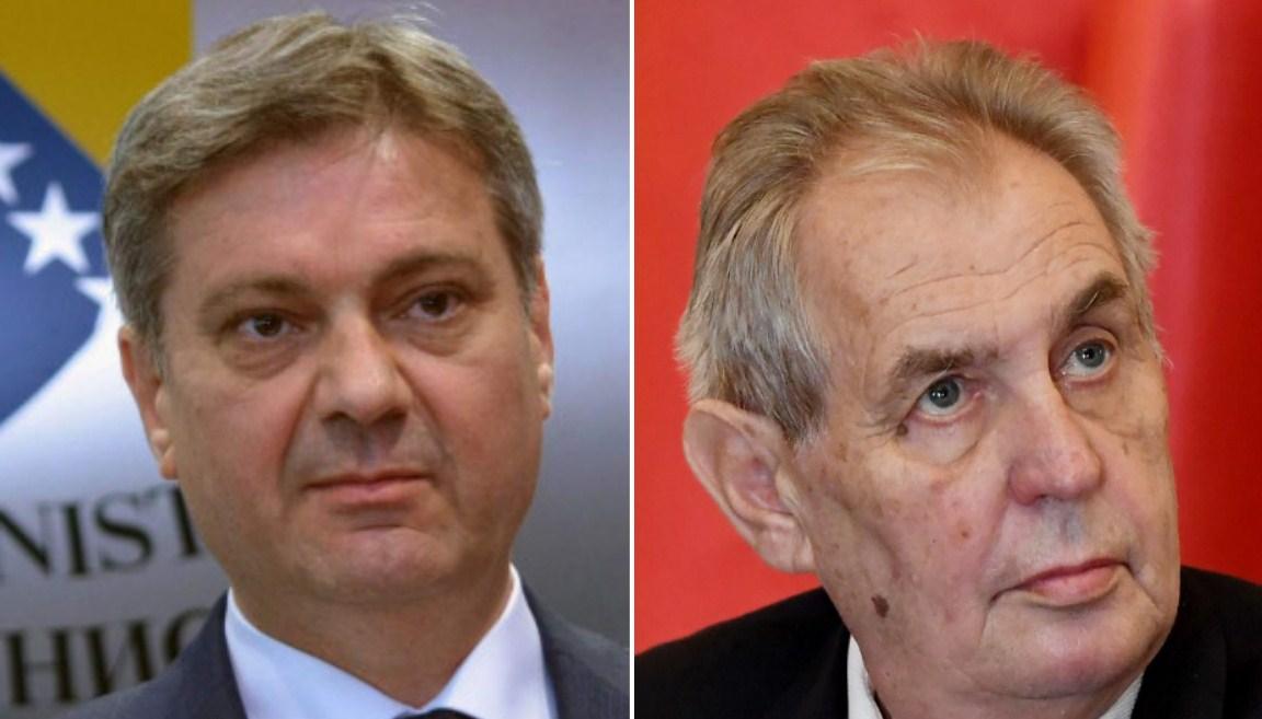 Denis Zvizdić i Miloš Zeman - Avaz