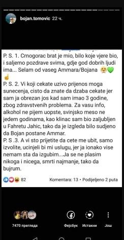 Prijetnje Bojanu Tomoviću - Avaz