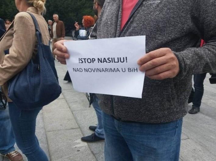 Protesti novinara - Avaz