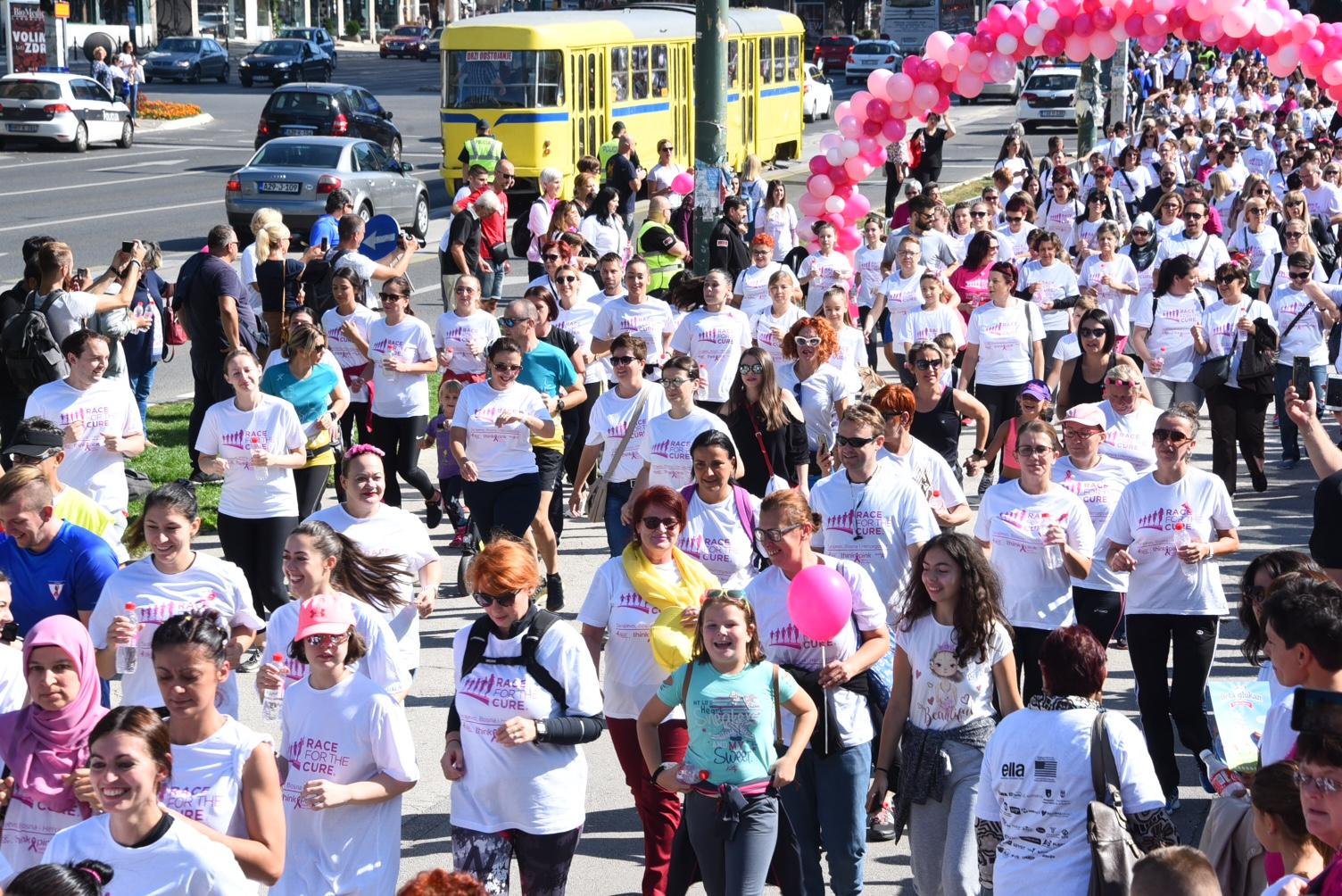 Dvanaesta Trka/šetnja za ozdravljenje "Race for the cure" - Avaz