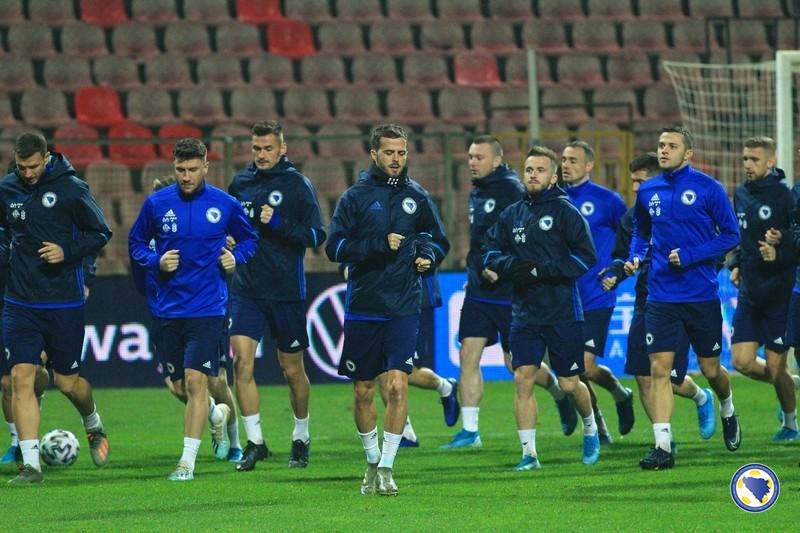 Sa sinoćnjeg treninga našeg državnog tima - Avaz