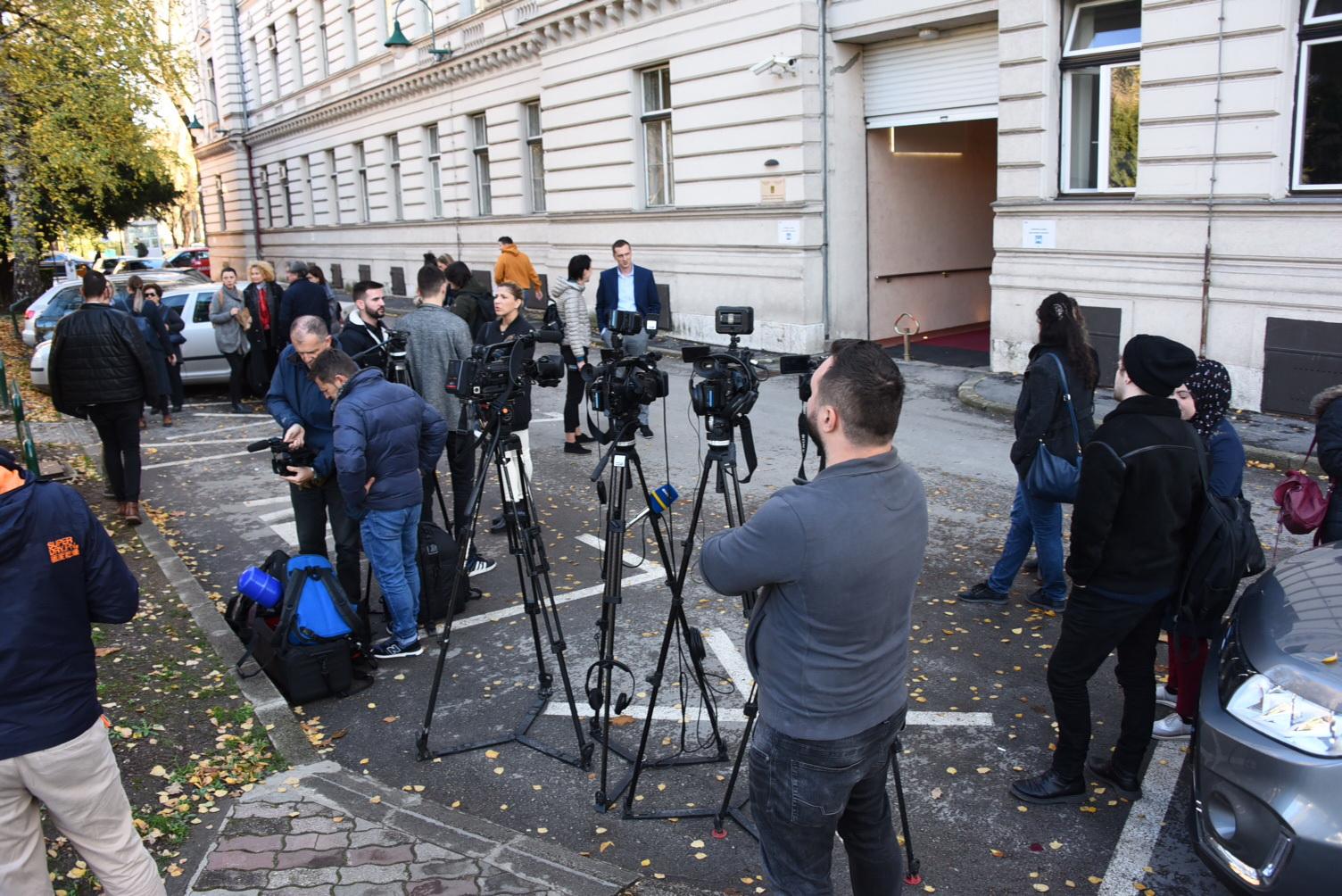 Protest zbog gradnje poslovnog objekta u Parku prof. dr. Nijaza Durakovića