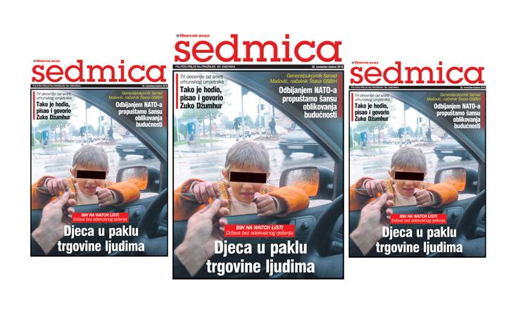 Na kioscima prilog "Sedmica" - Avaz