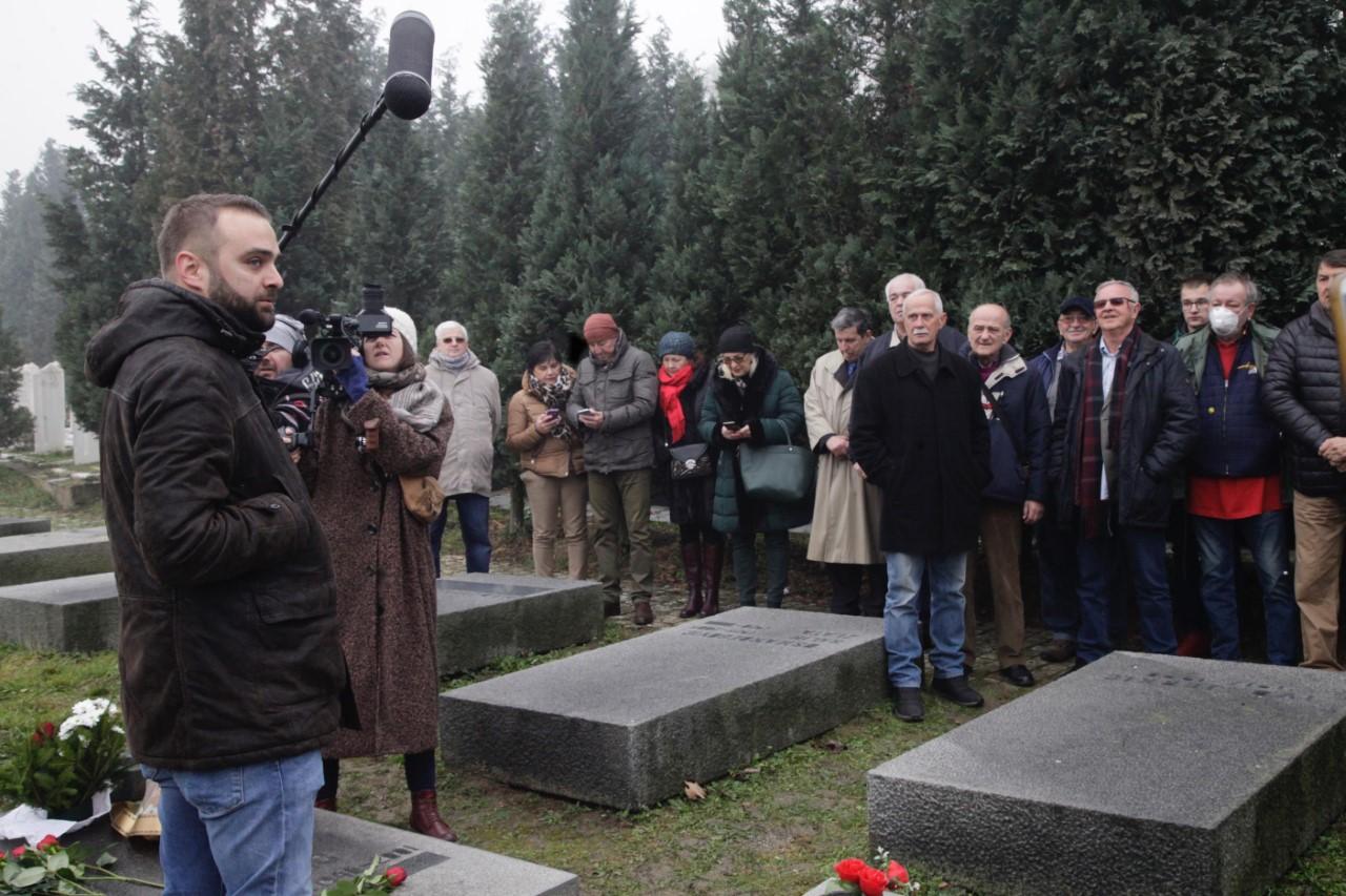 Danko Delibašić u ime porodice zahvalio prisutnima na dolasku - Avaz