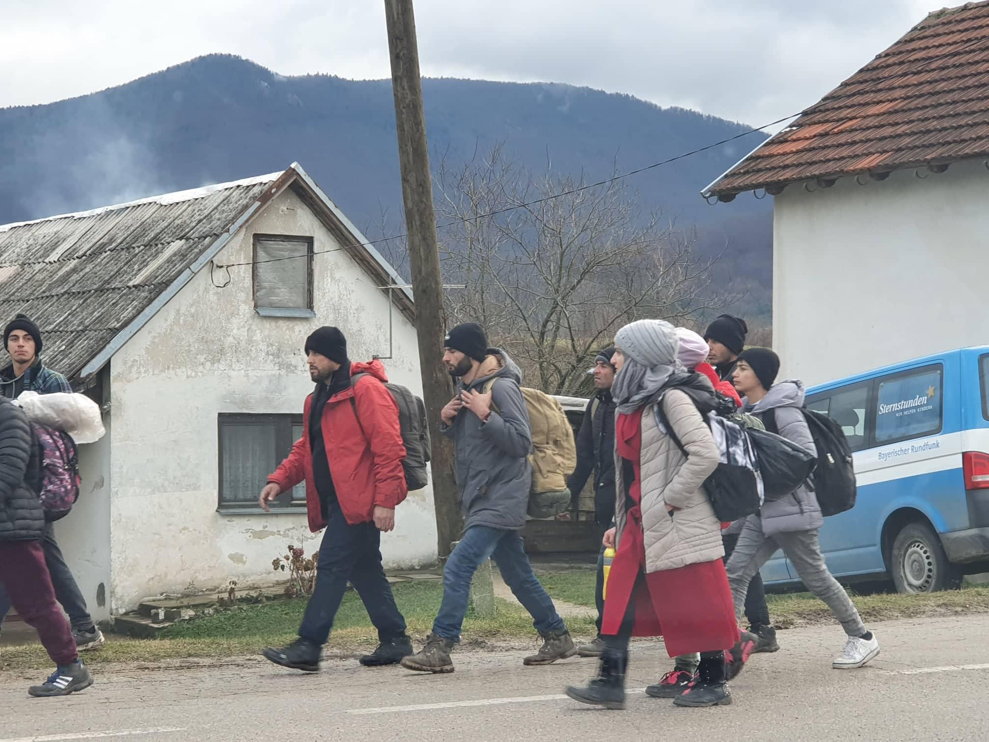 Migranti u grupama silaze s Plješevice, hoće li i oni u Ušivak