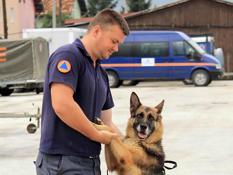 Penzionisali pse za traženje mina, stižu zamjene - Rio i Boa