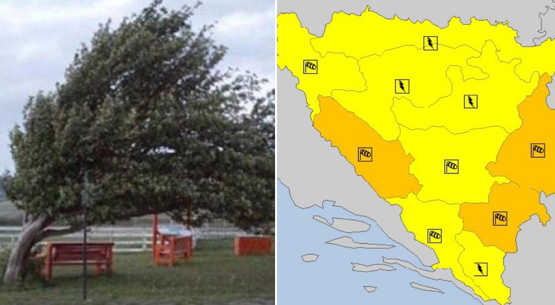 Aktiviran žuti i narandžasti meteoalarm - Avaz