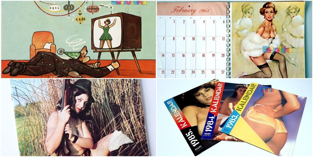 Erotika u bivšoj Jugoslaviji: Kalendari, Slavica Eklston, vruće fotografije u časopisima