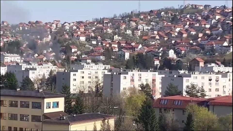 Gorjela kuća u naselju Švrakino Selo